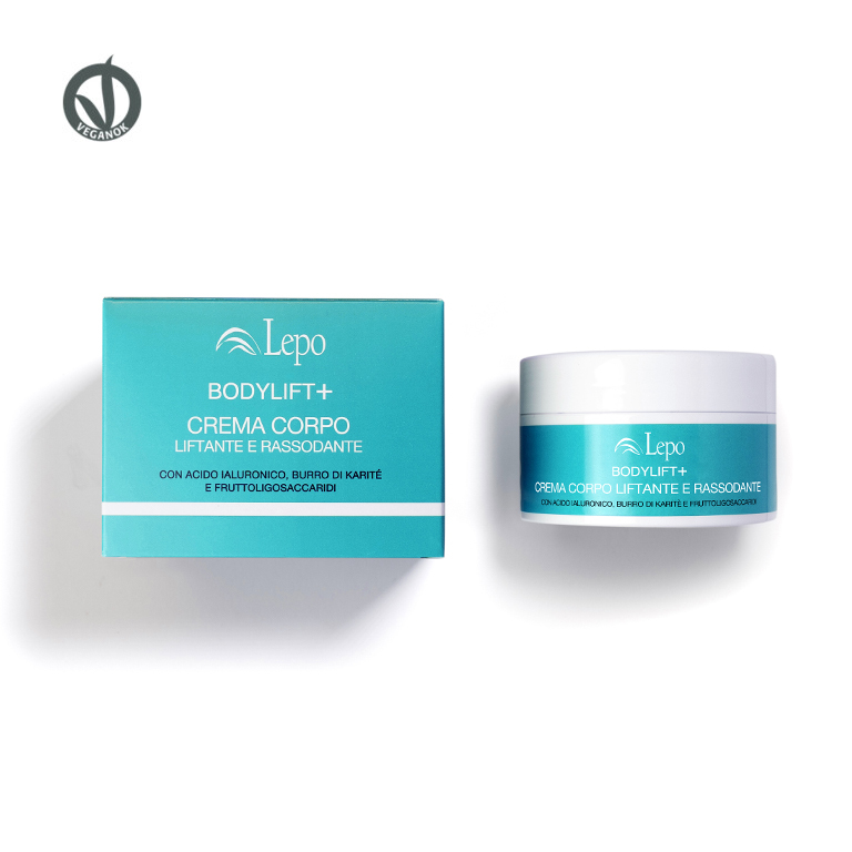 LIFTING AND FIRMING BODY CREAM with hyaluronic acid, shea butter and fructo-oligosaccharide